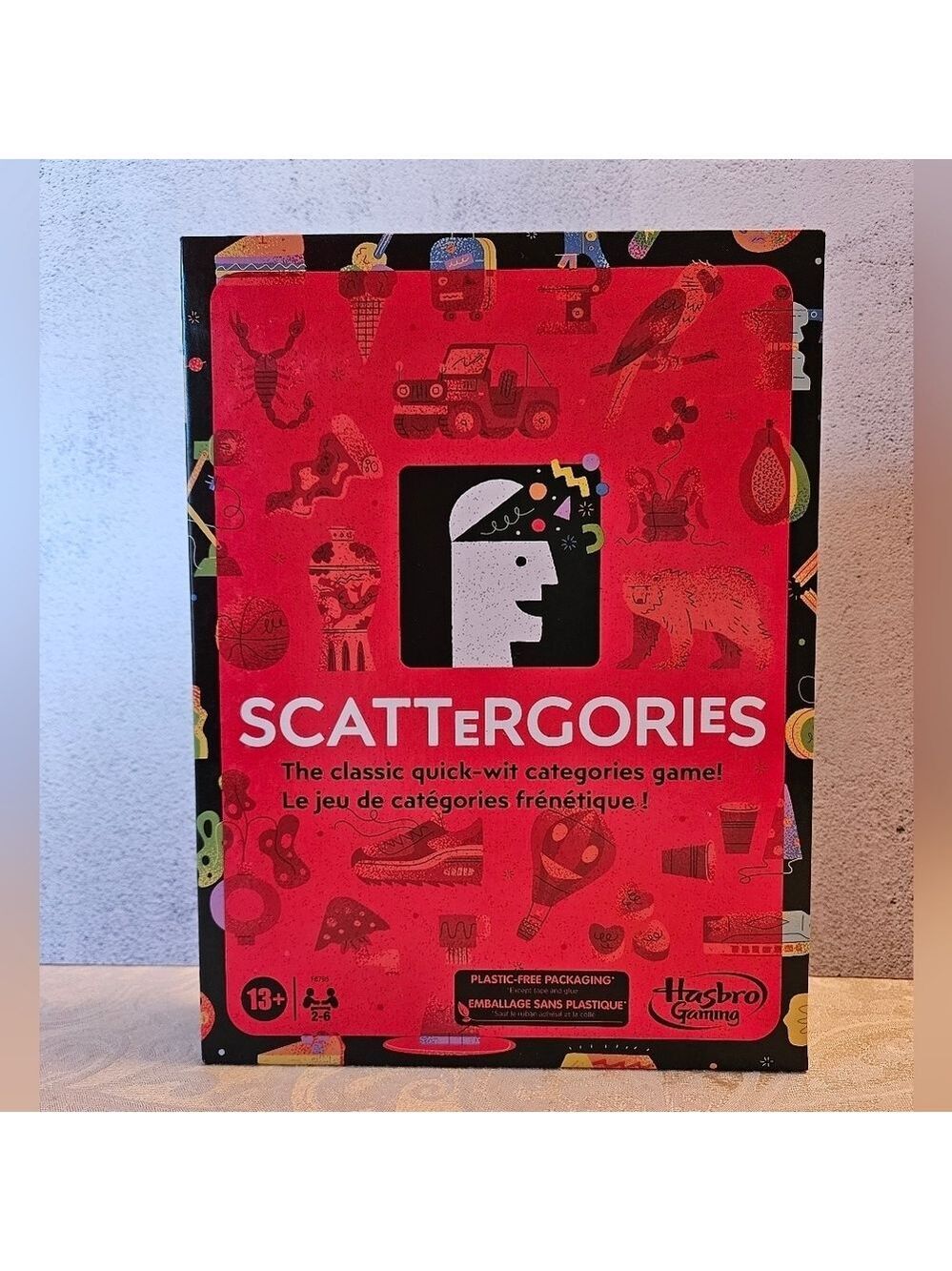 Hasbro Scattergories Game, Party Game for Adults and Teens Ages 13+ Sealed Box